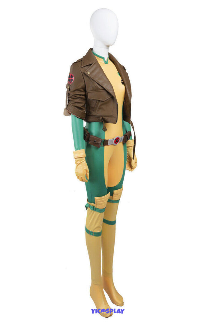 X Men Rogue 90s Rogue Halloween Outfit Cosplay Costume From Yicosplay