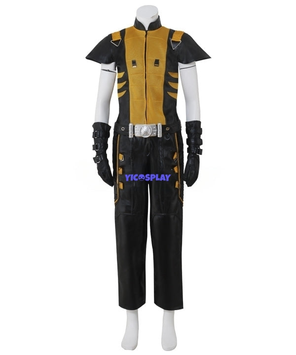 Wolverine Yellow and Brown Suit Cosplay Costume From Yicosplay