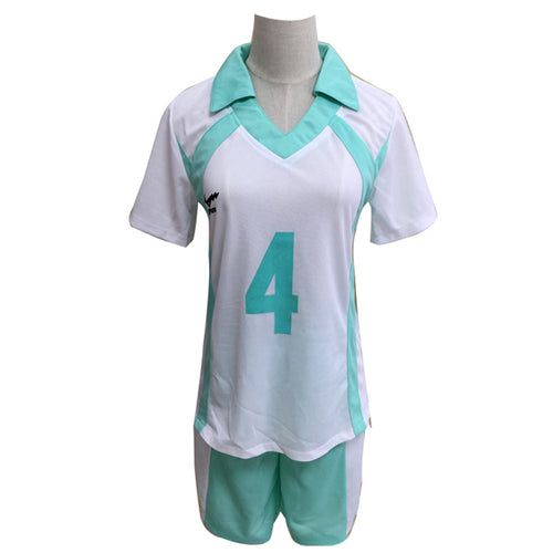 Anime Iwaizumi Hajime Aoba Johsai High School Jersey NO.4 Cosplay Costume From Yicosplay