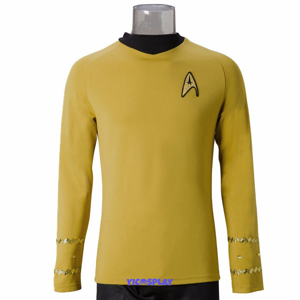 Star Trek Captain Kirk Costume Uniform Shirt From Yicosplay