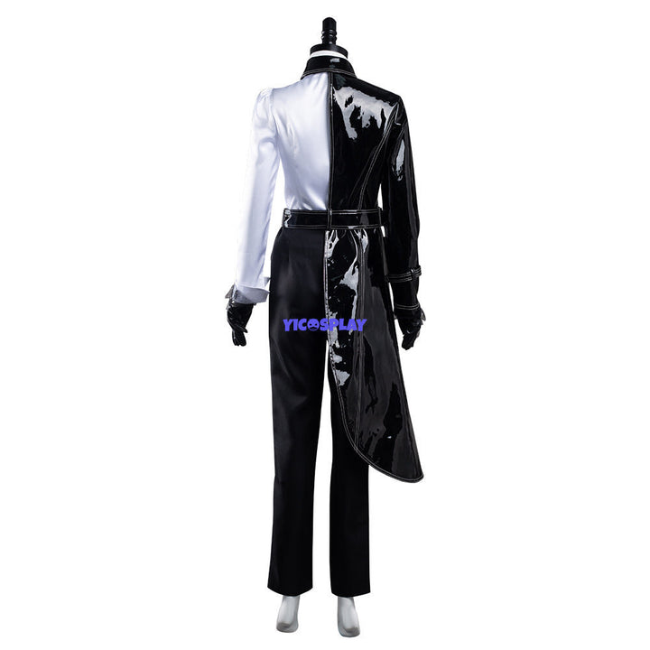 Cruella Black White Shirt Coat Pants Outfits Halloween Carnival Suit Cosplay Costume From Yicosplay