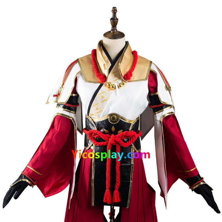 Monster Hunter Rise MH Rise Minoto/Hinoto Halloween Outfit Cosplay Costume From Yicosplay