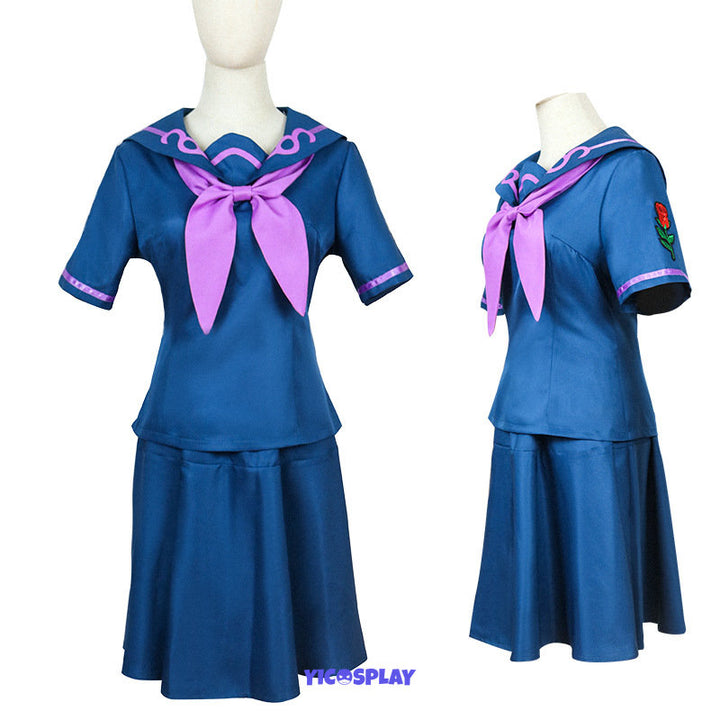 JoJo's Bizarre Adventure Yukako Yamagishi Cosplay Costume Outfits Halloween Suit From Yicosplay