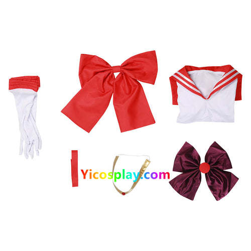 Sailor Moon Hino Rei Kids Children Girls Dress Outfits Halloween Suit Cosplay Costume From Yicosplay