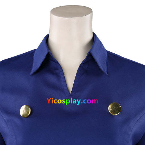 Hunter X Hunter Neferpitou Blue Halloween Outfit Cosplay Costume From Yicosplay