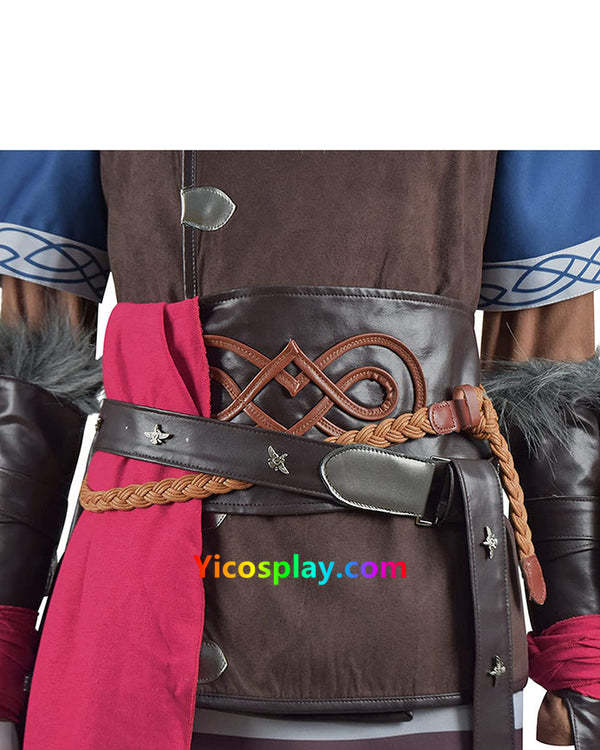 Assassin Creed Valhalla Eivor Outfits Halloween Cosplay Costume – Yicosplay