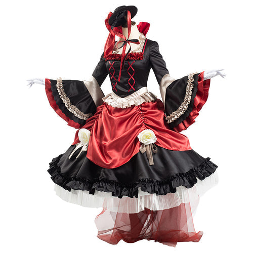 Identity V Bloody Queen Mary Satin Dress Cosplay Costume From Yicosplay