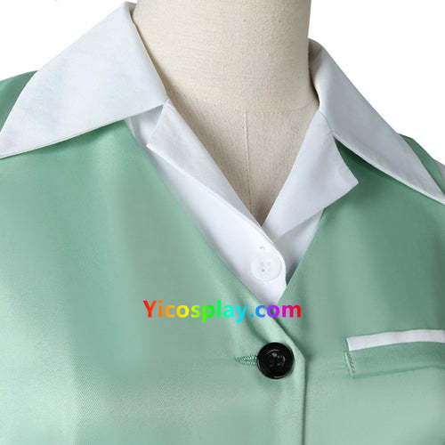SPY×FAMILY Yor Forger OL Green Work Uniform Cosplay Costume Halloween Suit From Yicosplay
