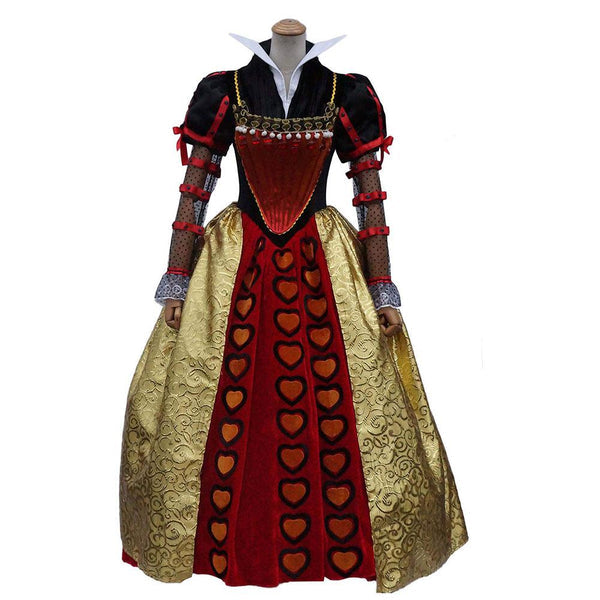 Alice in Wonderland Red Queen Cosplay Dress From Yicosplay