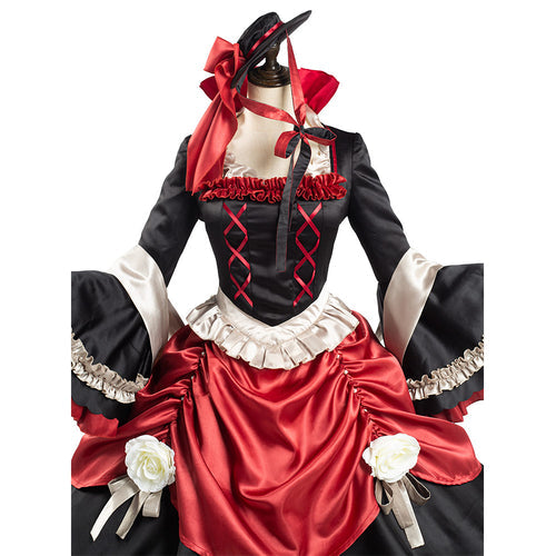 Identity V Bloody Queen Mary Satin Dress Cosplay Costume From Yicosplay