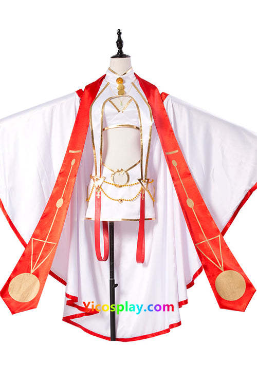 Fate Grand Order Irisviel von Einzbern Dress of Heaven Cosplay Costume From Yicosplay