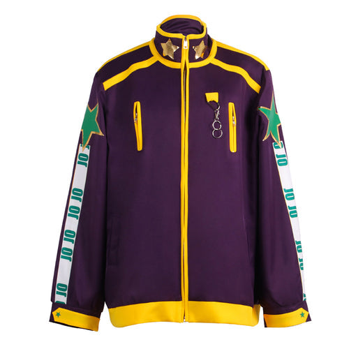 JOJO Kujo Jotaro Zip Up Halloween Suit Cosplay Costume From Yicosplay