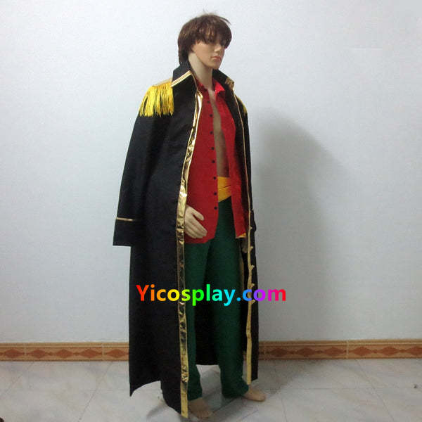 One Piece Blackbeard Cosplay Costume Pirate Halloween Outfit From Yicosplay