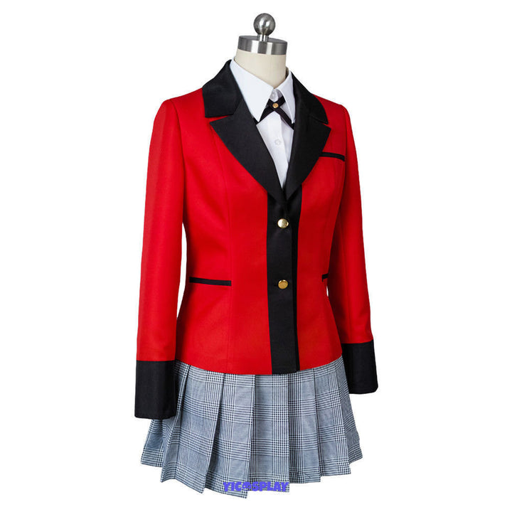 Kakegurui Compulsive Gambler Yumeko Jabami Hyakkaou Cosplay Costume From Yicosplay