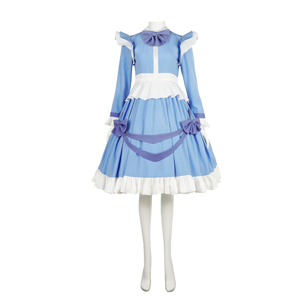 Adults Poppy Playtime Costume Blue Dress From Yicosplay