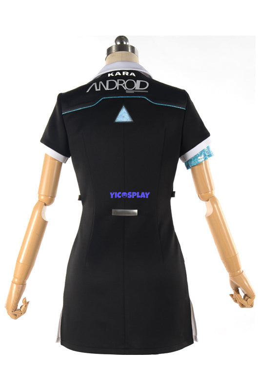 Detroit: Become Human KARA Cosplay Costume Code AX400 Agent Outfit Girls Dress for Halloween From Yicosplay