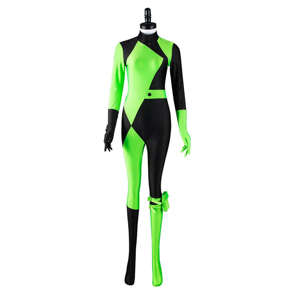 Adult Kim Possible Shego Jumpsuit Halloween Cosplay Costume From Yicosplay
