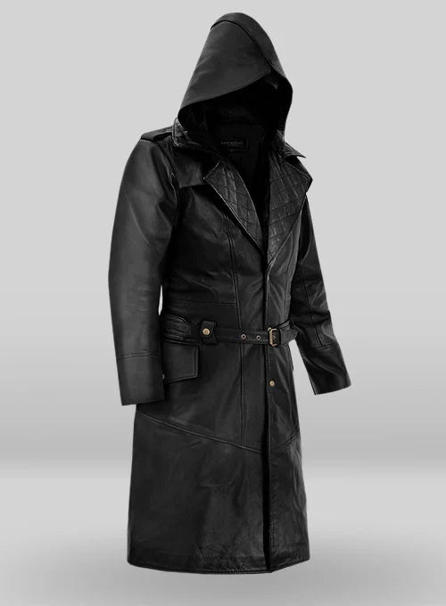 Jacob Frye Assassin's Creed Cosplay Jacket ac Syndicate Black Trench Coat From Yicosplay