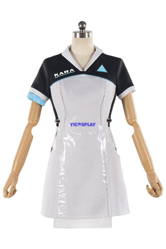 Detroit: Become Human KARA Cosplay Costume Code AX400 Agent Outfit Girls Dress for Halloween From Yicosplay