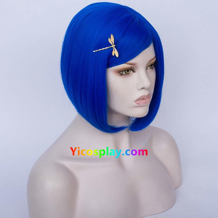 Blue Coraline Wig From Yicosplay