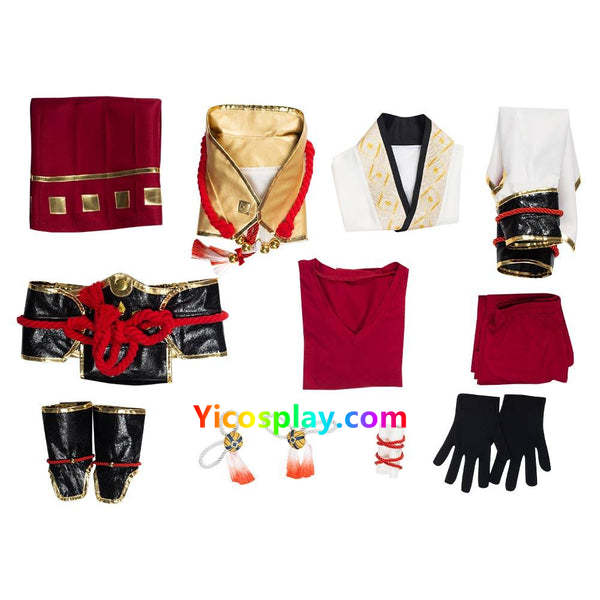 Monster Hunter Rise MH Rise Minoto/Hinoto Halloween Outfit Cosplay Costume From Yicosplay