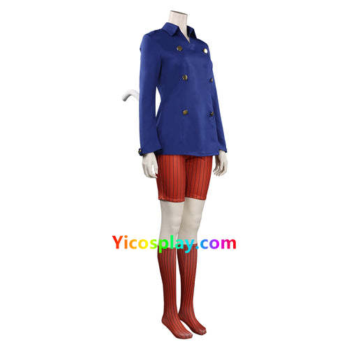 Hunter X Hunter Neferpitou Blue Halloween Outfit Cosplay Costume From Yicosplay