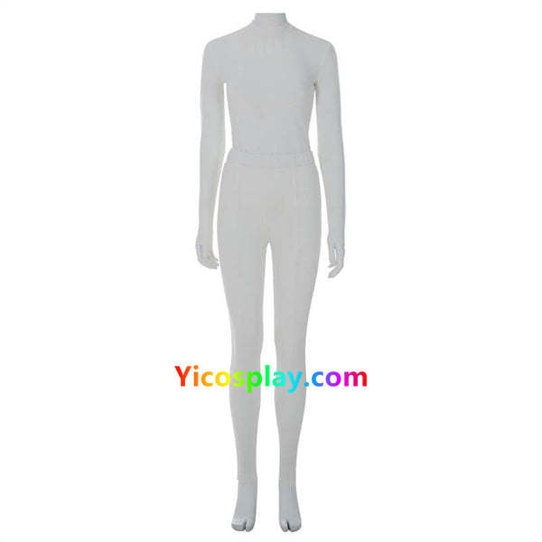 Padme Costume Amidala Clone Wars White Battle Outfit for Adults From Yicosplay