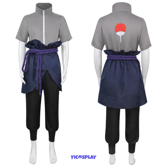 Sasuke Uchiha Shippuden Outfit Cosplay Costume From Yicosplay