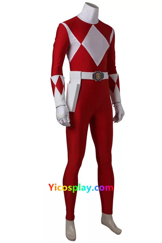 Mighty Morphin Power Rangers Red Ranger Cosplay Costume From Yicosplay