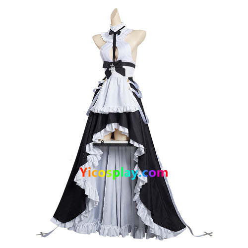 Azur Lane KMS August Von Parseval Maid Cosplay Costume From Yicosplay