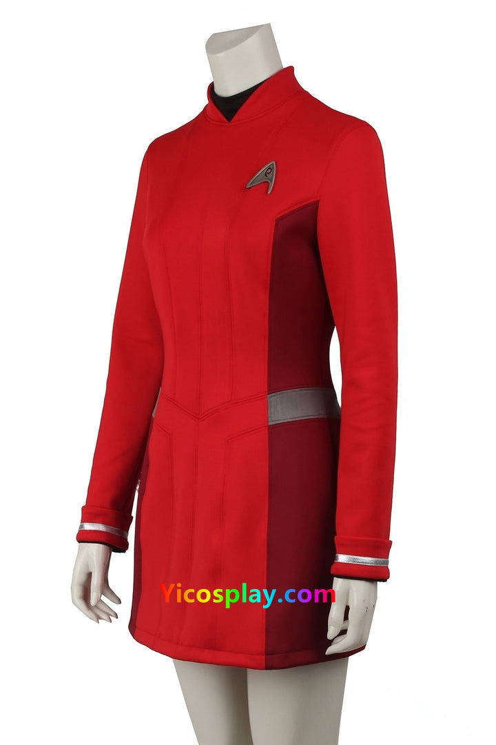 Star Trek Beyond Woman Uhura blue Cosplay Costume Jacket From Yicosplay