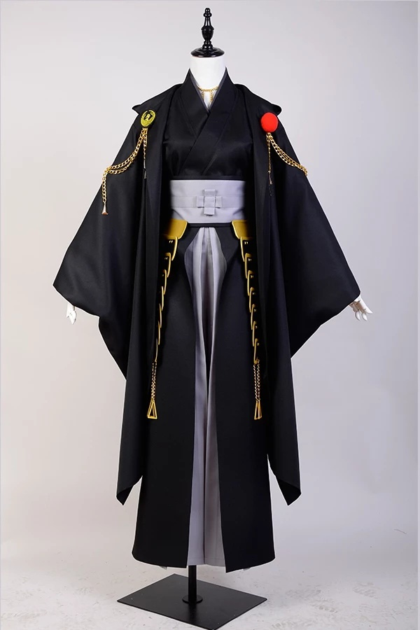 Touken Ranbu Tsurumaru Kuninaga Black Uniform Cosplay Costume From Yicosplay