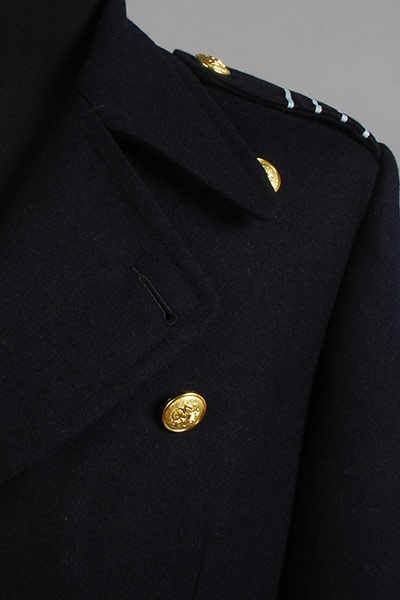 Torchwood Captain Jack Harkness Dark Blue Wool Coat Cosplay Costume From Yicosplay