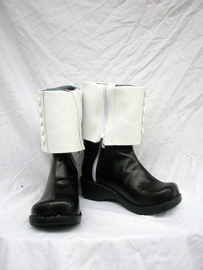 Soul Eater Crona Cosplay Boots Shoes Black And White From Yicosplay