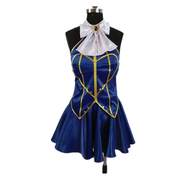 Fairy Tail Lucy Heartfilia Blue Cosplay Costume From Yicosplay