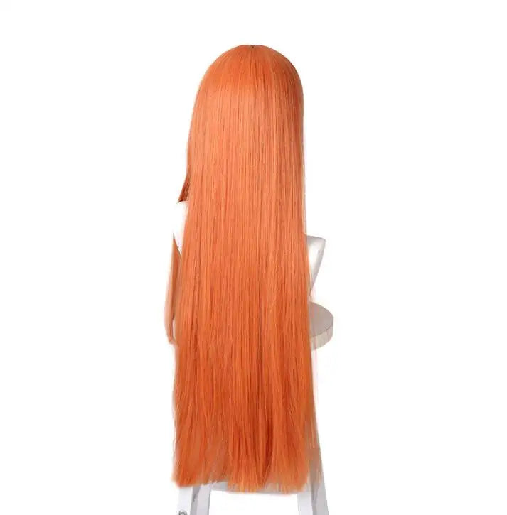 Persona 5 Futaba Sakura Orange 90cm Long Cosplay Wig From Yicosplay