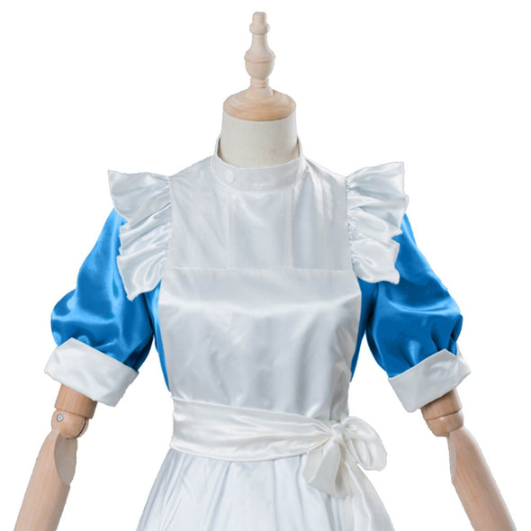 Sword Art Online Alicization Alice Blue Maid Dress Cosplay Costume From Yicosplay