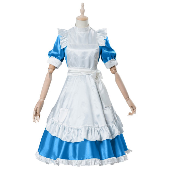 Sword Art Online Alicization Alice Blue Maid Dress Cosplay Costume From Yicosplay