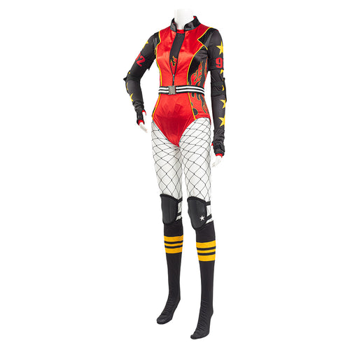 Harley Quinn Roller Derby Halloween Outfit Cosplay Costume From Yicosplay