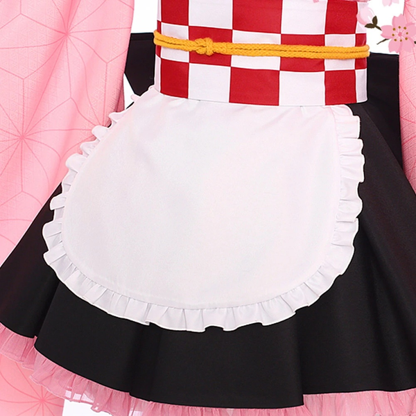 Demon Slayer Nezuko Maid Cosplay Costume From Yicosplay