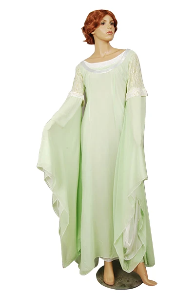 Arwen Coronation Cosplay Gown Green Dress From Yicosplay