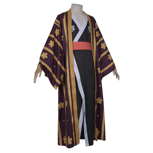 One Piece Trafalgar Law Trafalgar D Water Law Kimono Robe Full Suit Outfit From Yicosplay