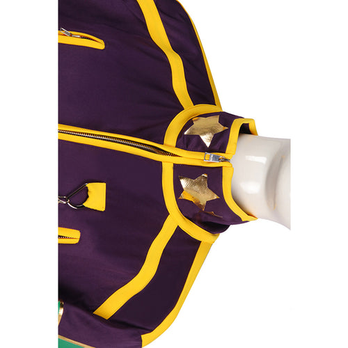 JOJO Kujo Jotaro Zip Up Halloween Suit Cosplay Costume From Yicosplay