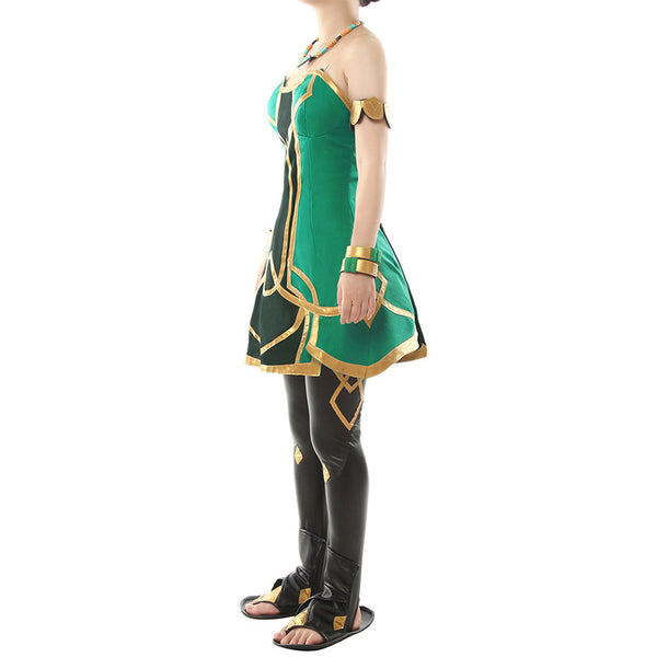 League of Legends Empress of The Elements Qiyana Cosplay Costume From Yicosplay