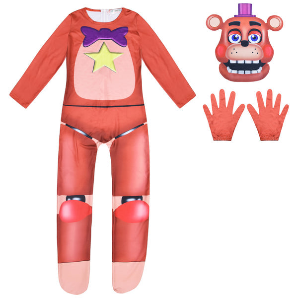 Fnaf Freddy Fazbear Halloween Costume for Kids From Yicosplay