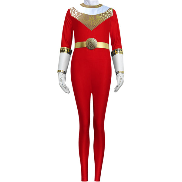 Power Rangers Zeo Ranger V Red Cosplay Costume From Yicosplay