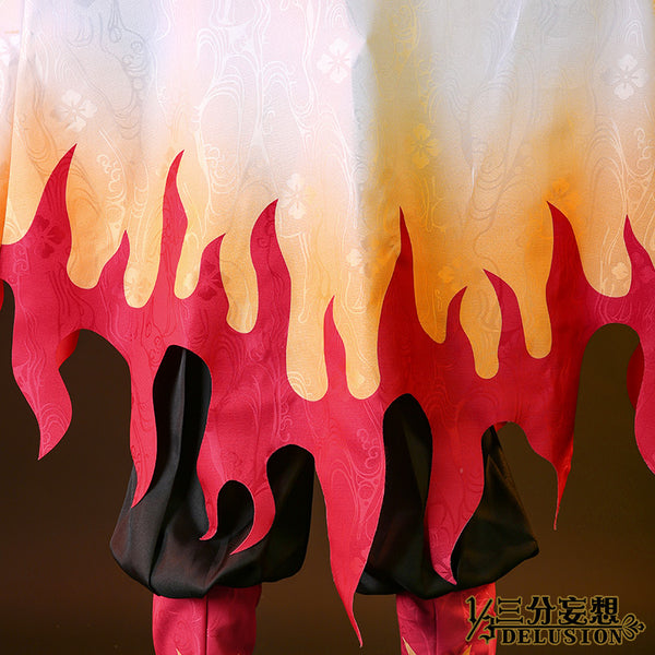 Demon Slayer Flame Hashira Kyojuro Rengoku Cosplay Cape From Yicosplay