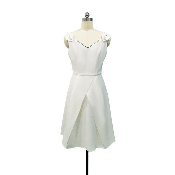 Beth Harmon White Dress Cosplay Costume From Yicosplay