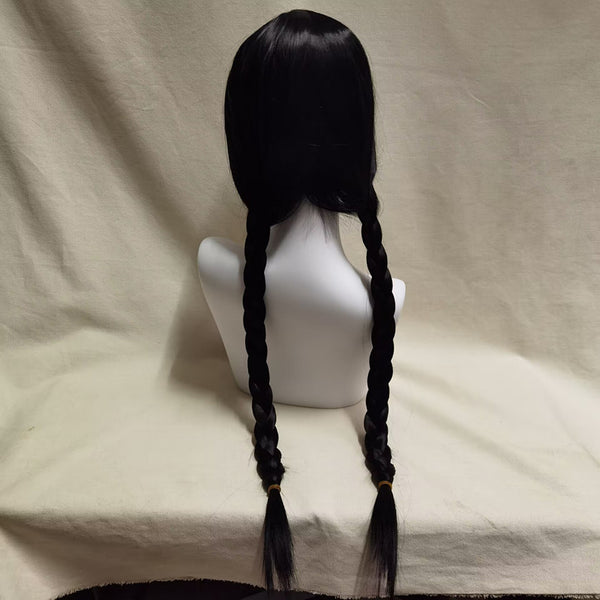 Wednesday Addams Black Cosplay Wig From Yicosplay