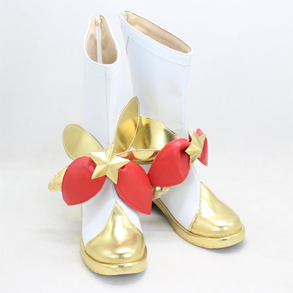 LOL Star Guardian Jinx White Shoes Cosplay Boots From Yicosplay